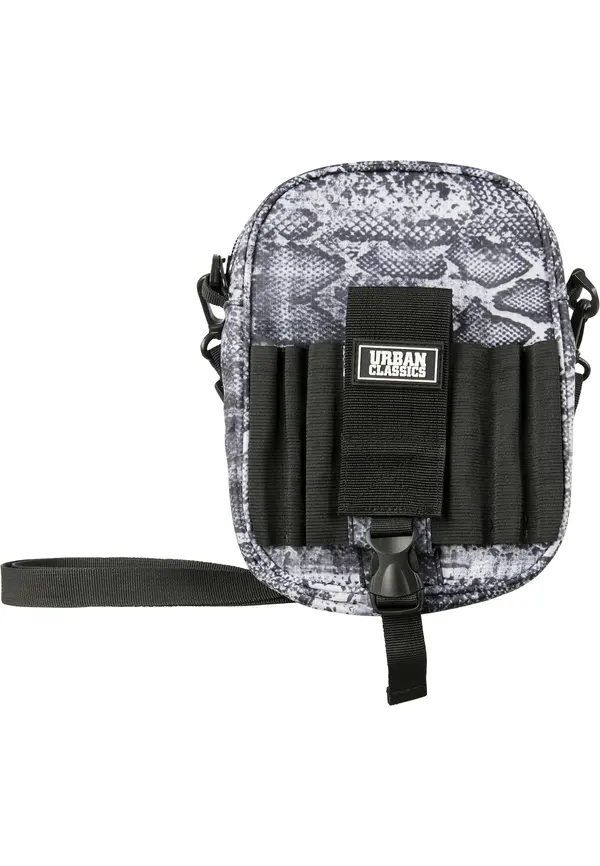 Urban Classics Urban Classics Torba za čez ramo  temno siva / bela