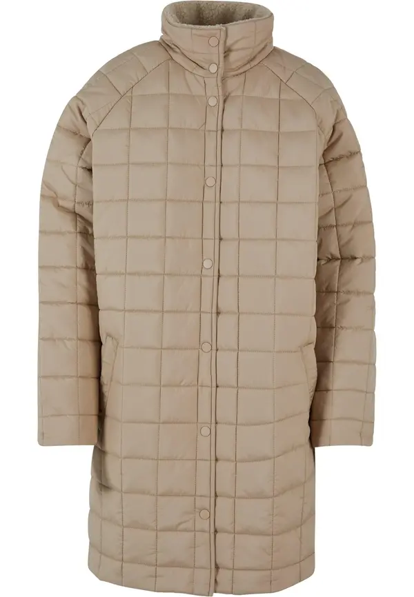 Urban Classics Urban Classics Zimski plašč  temno bež
