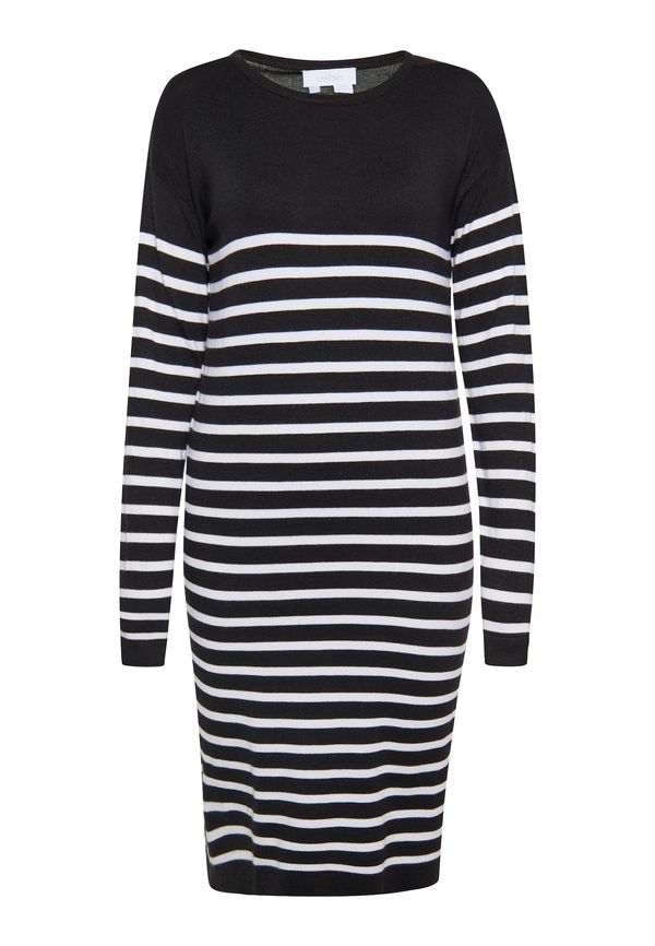 usha BLUE LABEL usha BLUE LABEL Pletena obleka  črna / bela