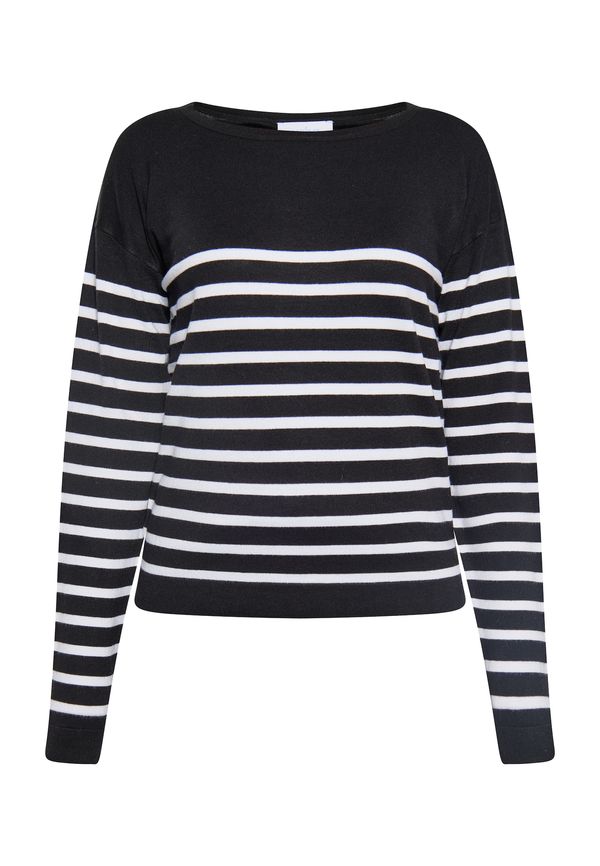 usha BLUE LABEL usha BLUE LABEL Pulover  črna / bela