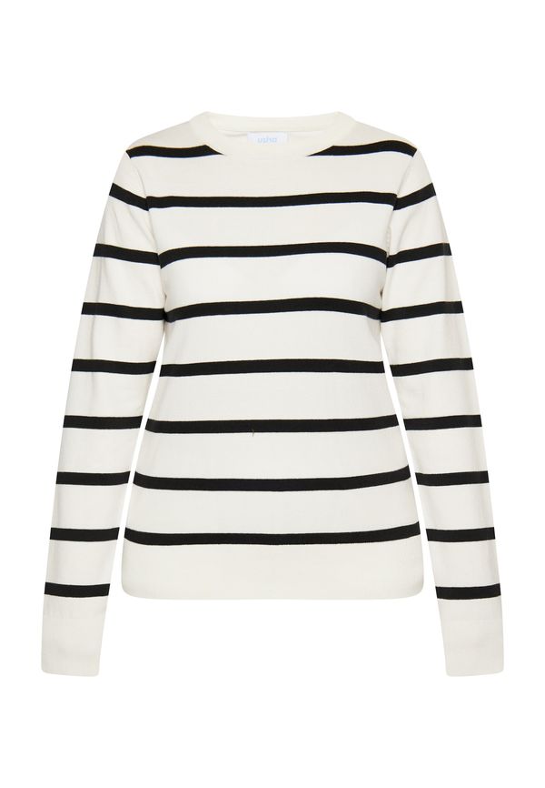 usha BLUE LABEL usha BLUE LABEL Pulover  črna / bela