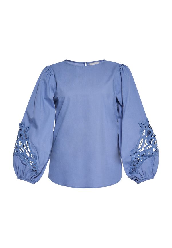 Usha Usha Bluza  golobje modra