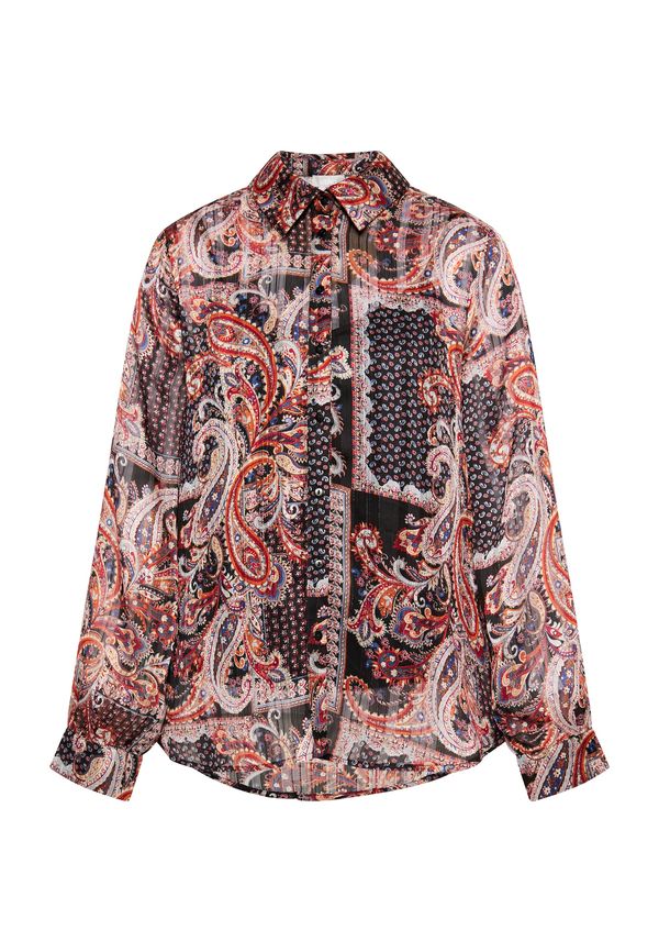 Usha Usha Bluza  mešane barve / črna