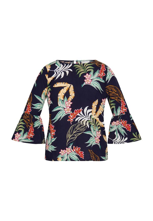 Usha Usha Bluza  nočno modra / mešane barve