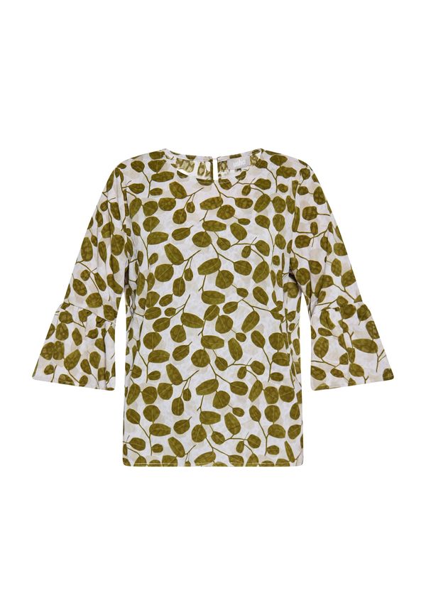 Usha Usha Bluza  oliva / off-bela