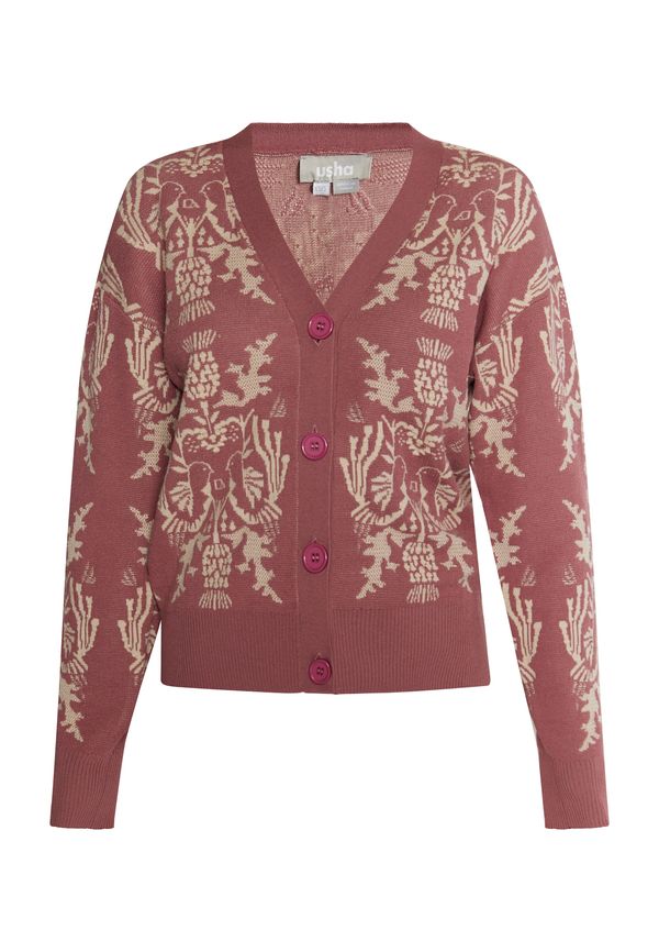 Usha Usha Pletena jopa  kremna / staro roza