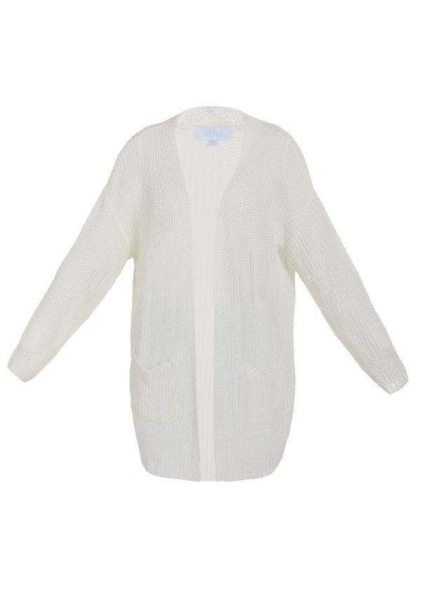 Usha Usha Pletena jopa  volneno bela