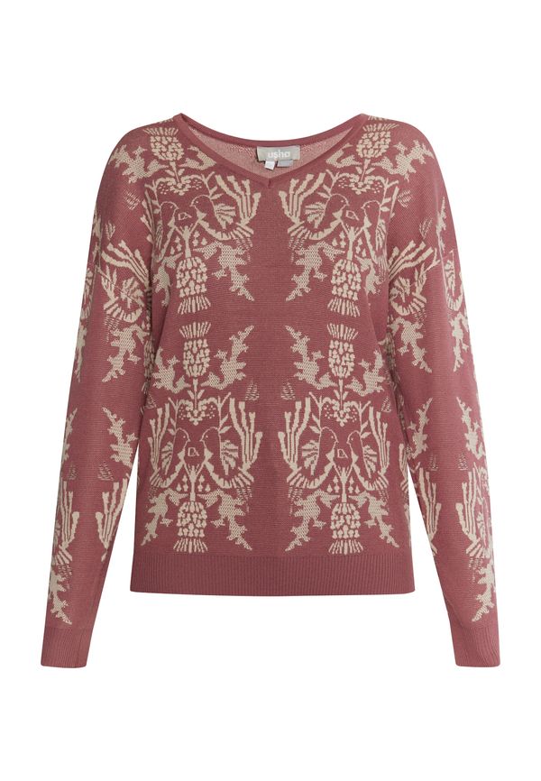 Usha Usha Pulover  kremna / staro roza