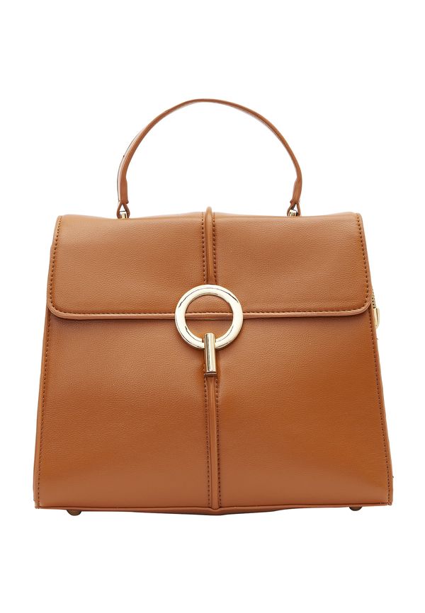 Usha Usha Ročna torbica  konjak