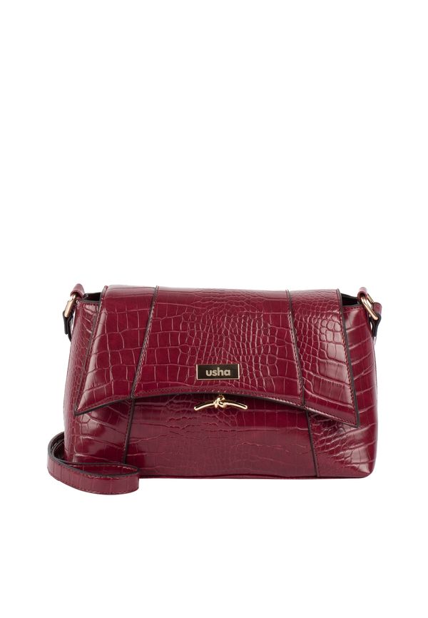 Usha Usha Torba za čez ramo 'Sivene'  vinsko rdeča