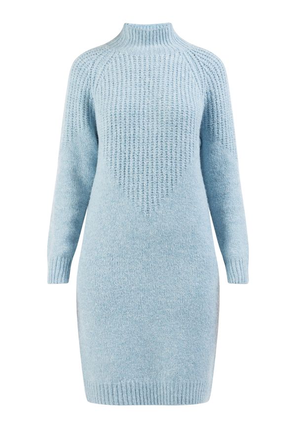 usha WHITE LABEL usha WHITE LABEL Pletena obleka 'Lynnea'  svetlo modra