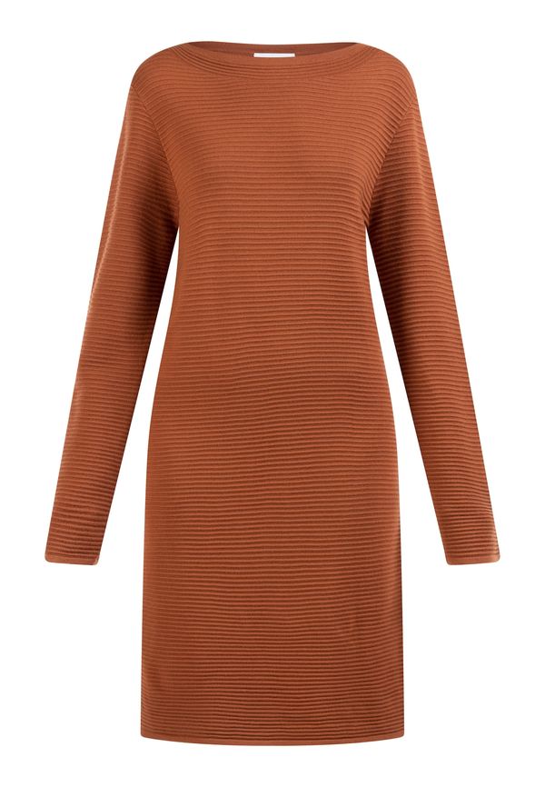 usha WHITE LABEL usha WHITE LABEL Pletena obleka  oker