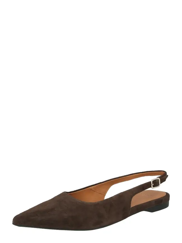 VAGABOND SHOEMAKERS VAGABOND SHOEMAKERS Odprte balerinke 'Hermine'  čokolada