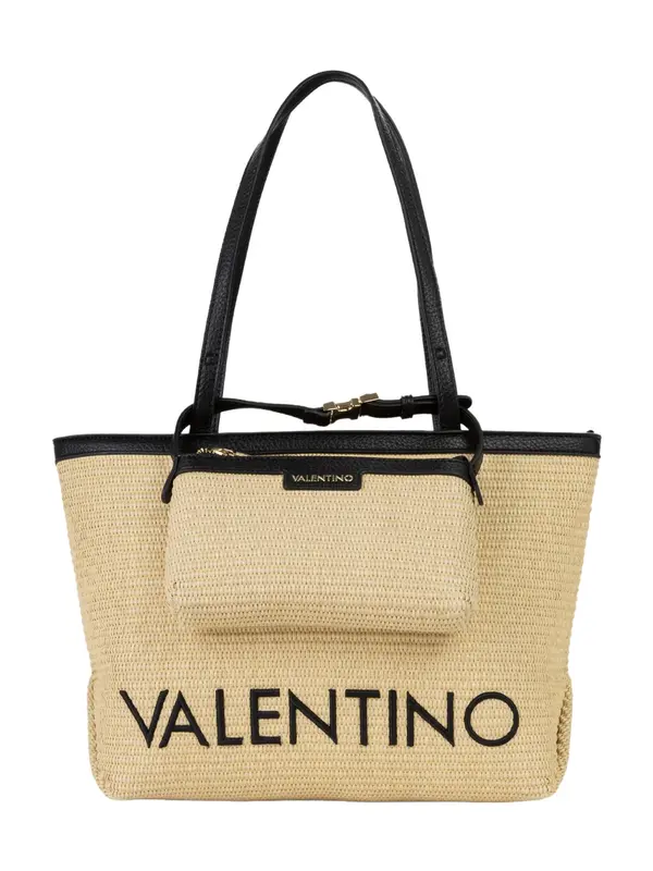 VALENTINO VALENTINO Nakupovalna torba  bež / črna