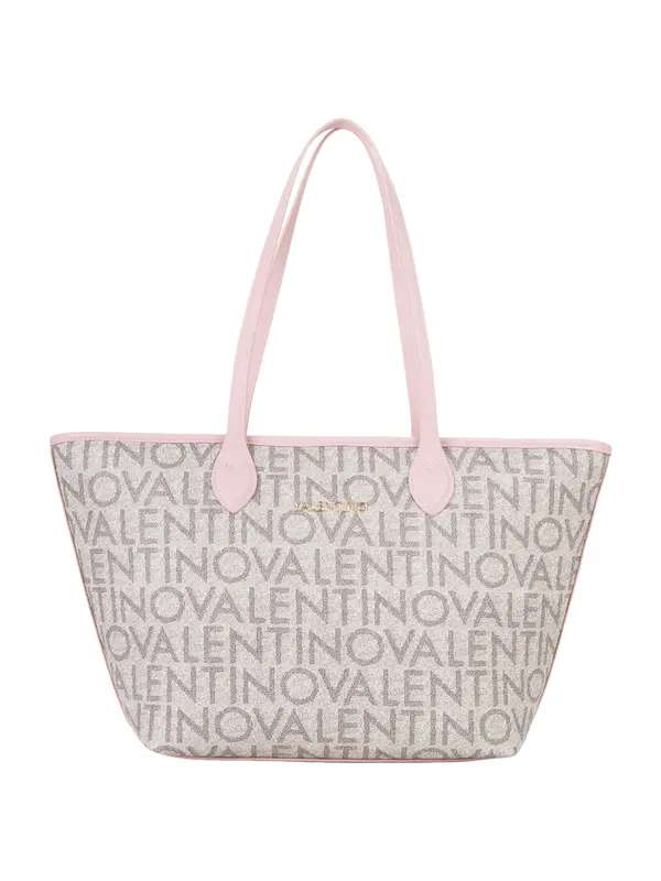 VALENTINO VALENTINO Nakupovalna torba  bež / siva / roza