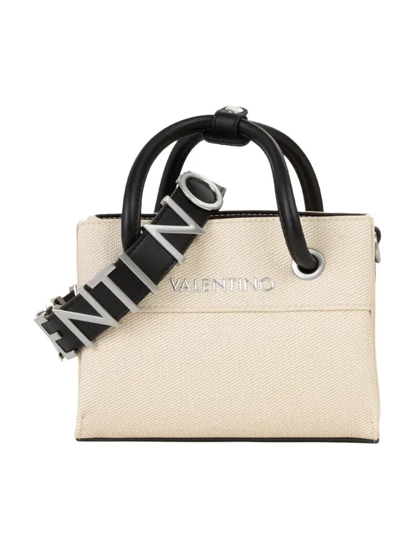 VALENTINO VALENTINO Ročna torbica  črna / srebrna / naravno bela