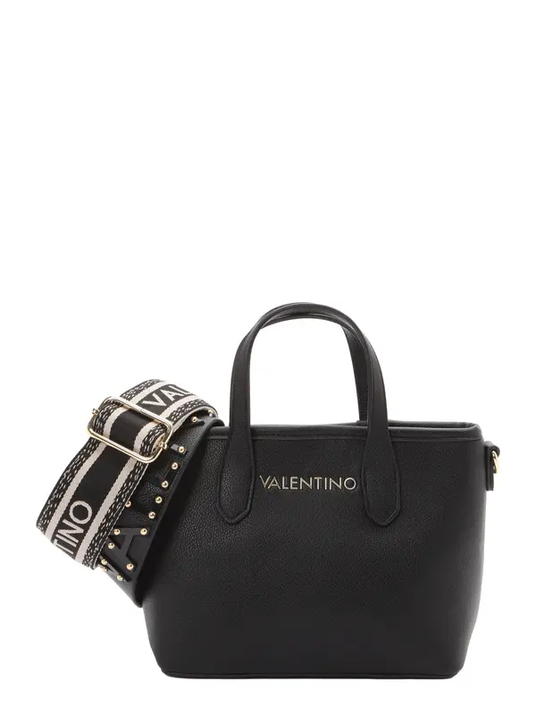 VALENTINO VALENTINO Ročna torbica  črna / srebrna