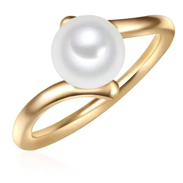 Valero Pearls Valero Pearls Prstan  zlata / biserno bela