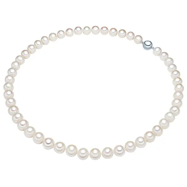 Valero Pearls Valero Pearls Verižica  srebrna / biserno bela
