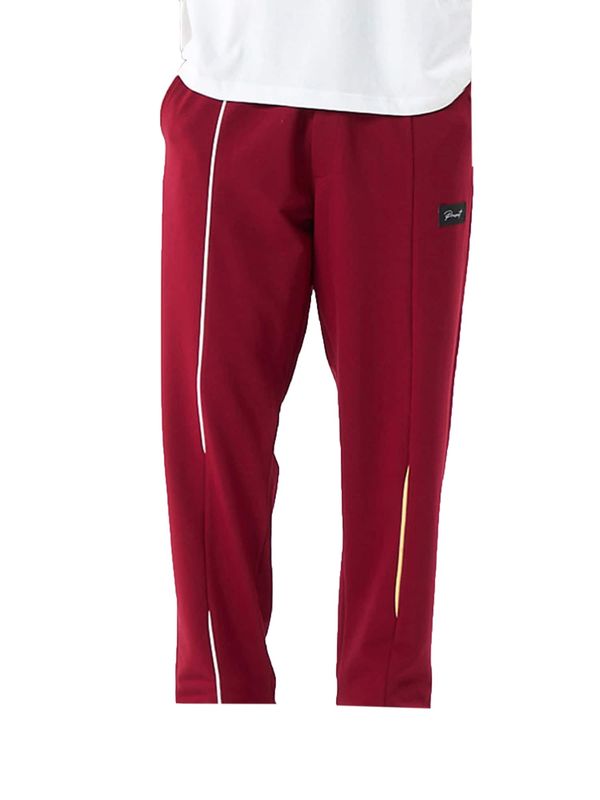 VAMOS CLO VAMOS CLO Hlače 'Baltimore'  burgund / črna / bela