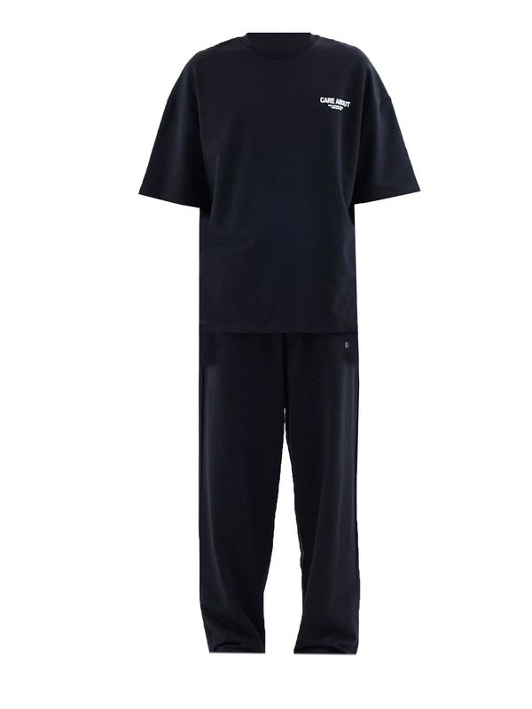 VAMOS CLO VAMOS CLO Hlače  črna / bela