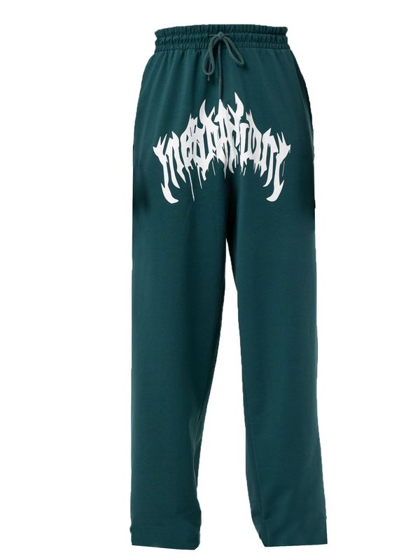 VAMOS CLO VAMOS CLO Hlače 'Fumitory'  petrol / bela