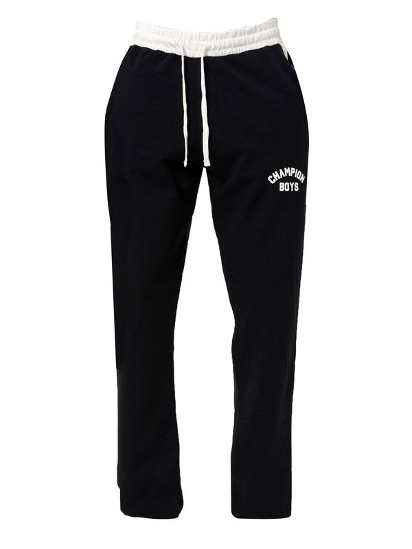 VAMOS CLO VAMOS CLO Hlače 'Hibiscus'  črna / bela