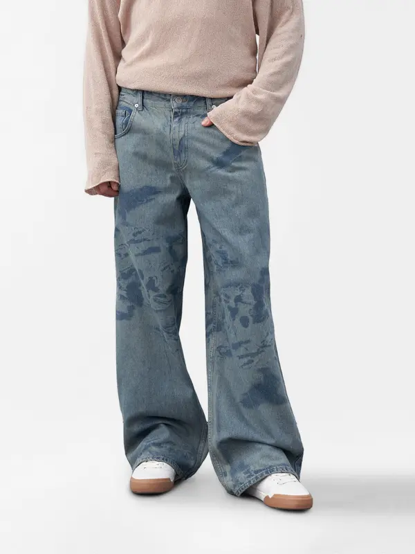 VAMOS CLO VAMOS CLO Hlače  moder denim