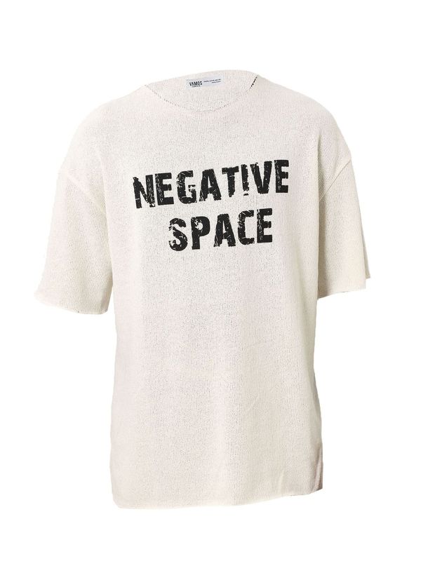 VAMOS CLO VAMOS CLO Majica 'Brodiaea'  kaki / off-bela