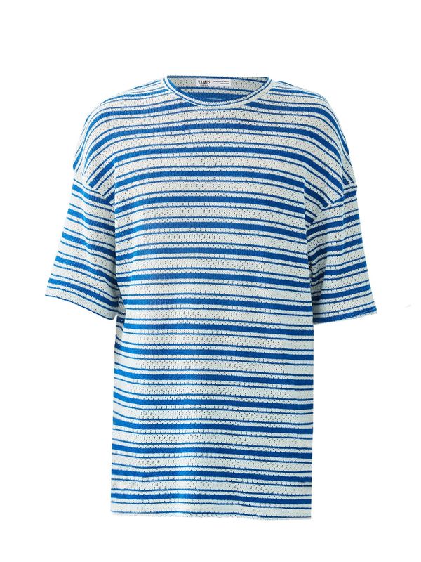 VAMOS CLO VAMOS CLO Majica 'Calibrachoa'  progasto modra / bela