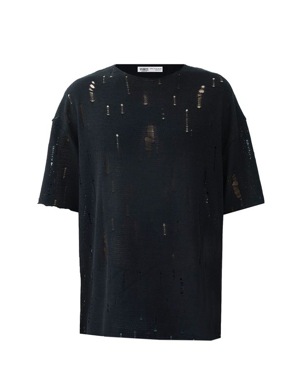 VAMOS CLO VAMOS CLO Majica 'Campanula'  črna