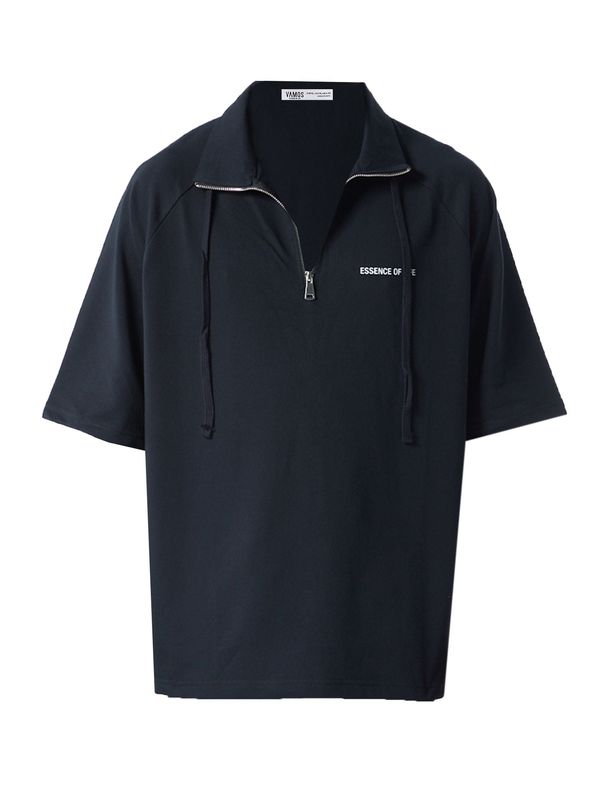 VAMOS CLO VAMOS CLO Majica 'Christmas Rose'  črna