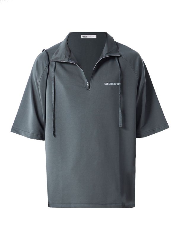 VAMOS CLO VAMOS CLO Majica 'Christmas Rose'  temno siva / bela