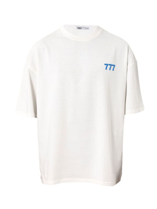 VAMOS CLO VAMOS CLO Majica 'Clarkia'  modra / črna / off-bela