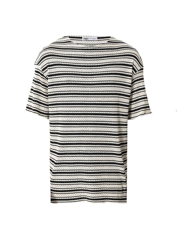 VAMOS CLO VAMOS CLO Majica  črna / bela