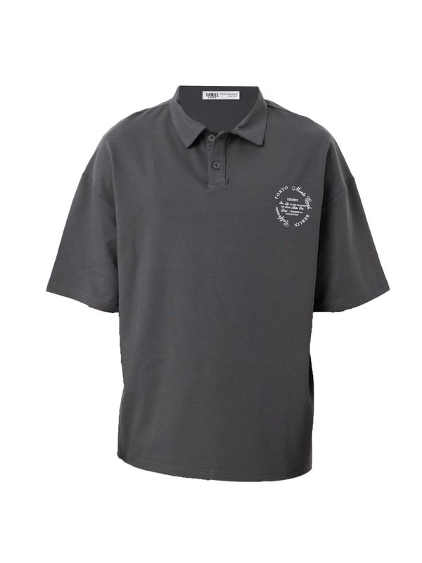 VAMOS CLO VAMOS CLO Majica 'Crocosima'  siva