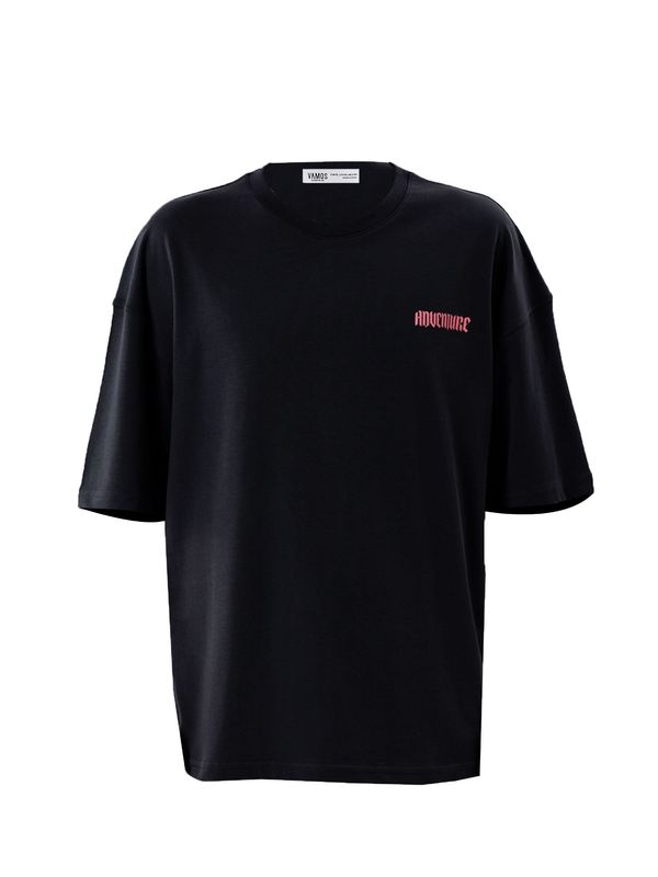 VAMOS CLO VAMOS CLO Majica 'Dusty Miller'  siva / roza / črna