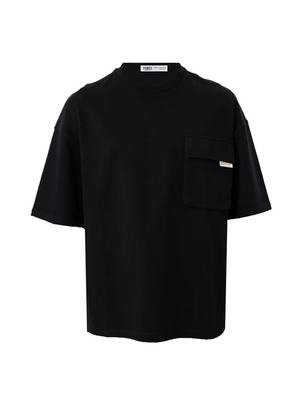 VAMOS CLO VAMOS CLO Majica 'Elderflower'  črna