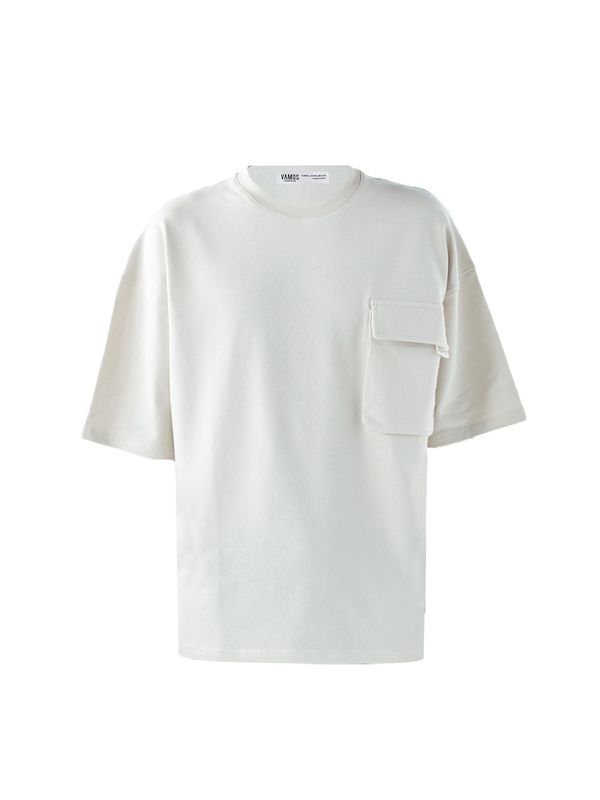 VAMOS CLO VAMOS CLO Majica 'Elderflower'  siva