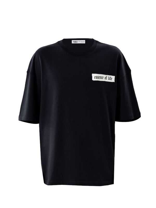 VAMOS CLO VAMOS CLO Majica 'Enkianthus'  rdeča / črna / bela