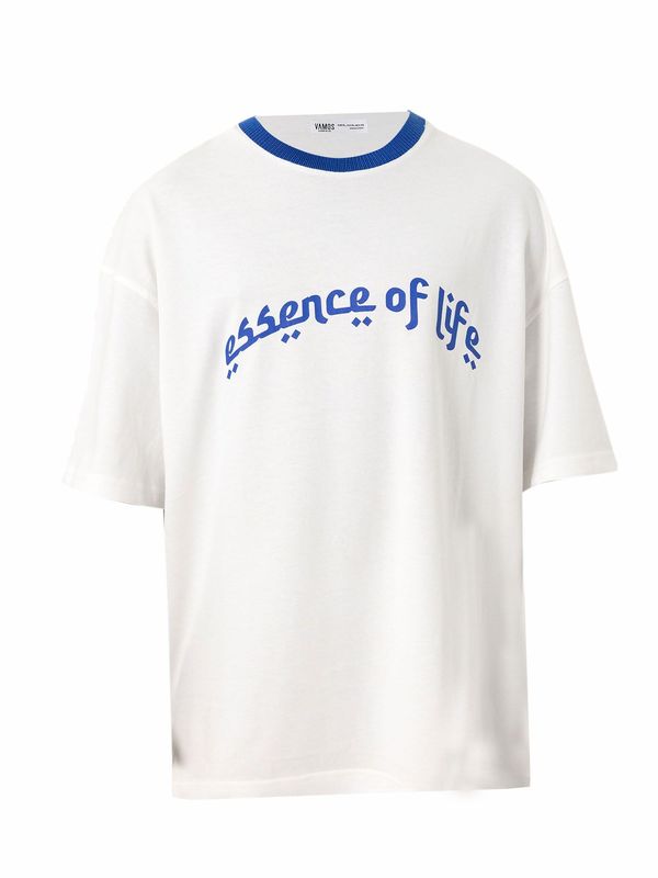 VAMOS CLO VAMOS CLO Majica 'Forget-me-not'  modra / off-bela