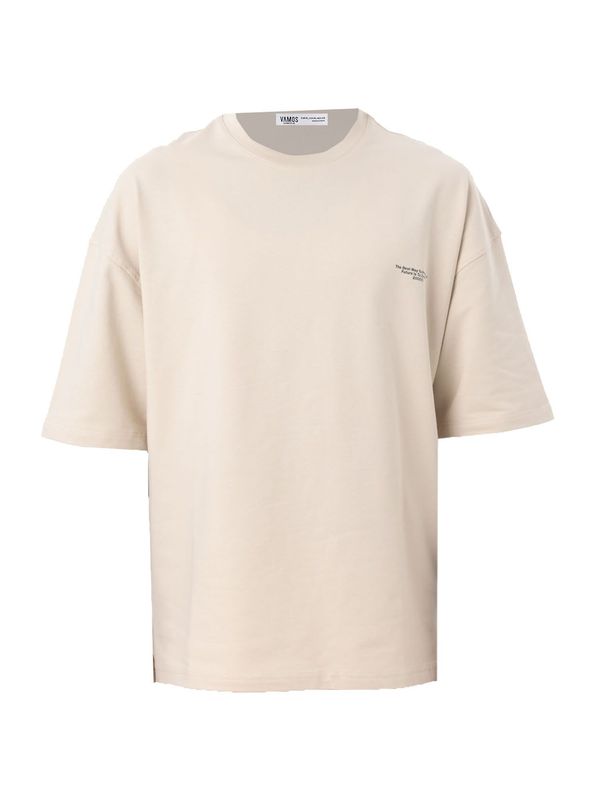 VAMOS CLO VAMOS CLO Majica 'Fox Tail'  kamen / črna