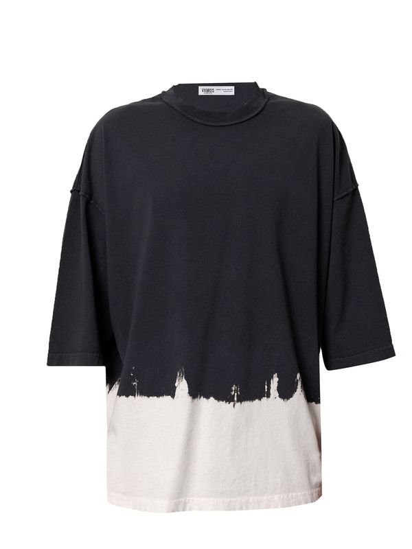 VAMOS CLO VAMOS CLO Majica 'GIRONDE'  črna / bela