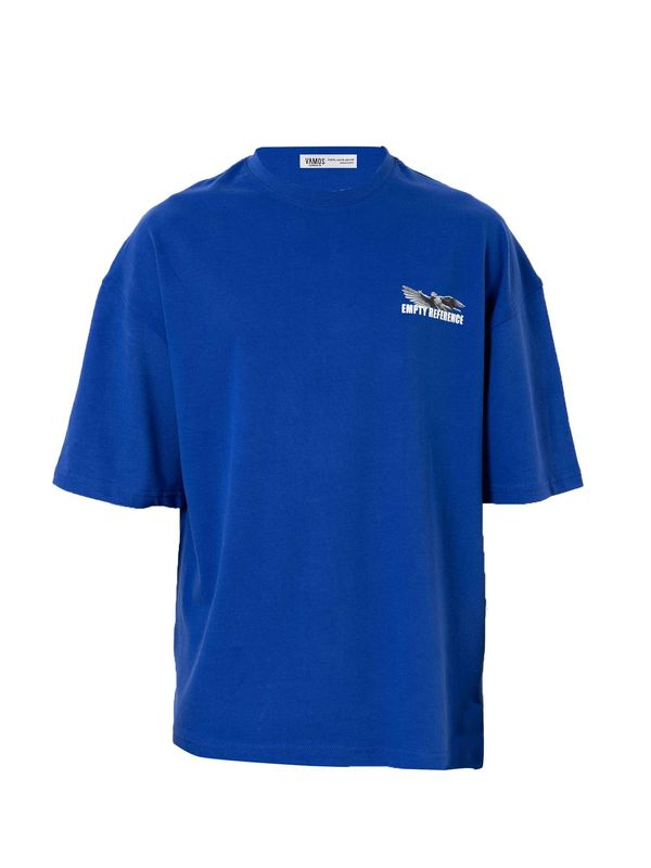 VAMOS CLO VAMOS CLO Majica 'Groundsel'  modra / siva