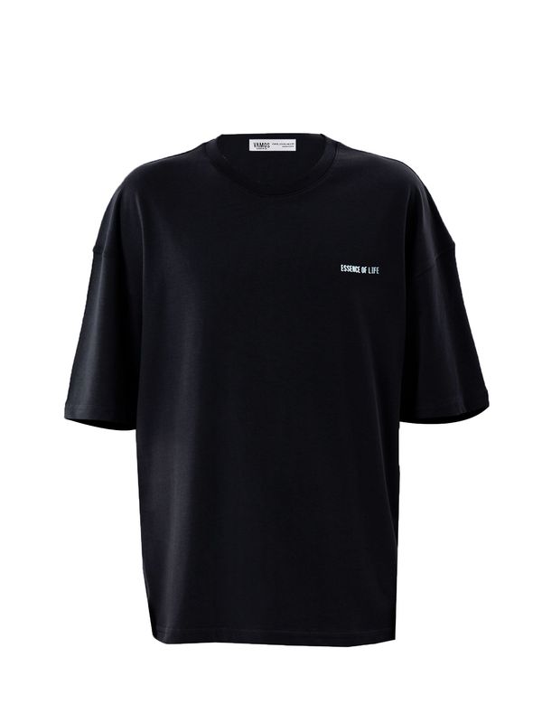 VAMOS CLO VAMOS CLO Majica 'Gumamela'  črna