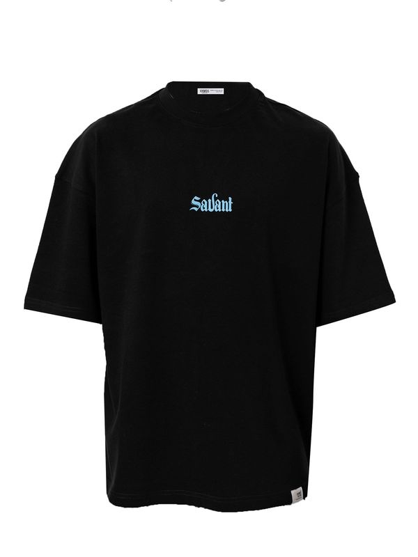 VAMOS CLO VAMOS CLO Majica 'Hoary Stock'  modra / črna