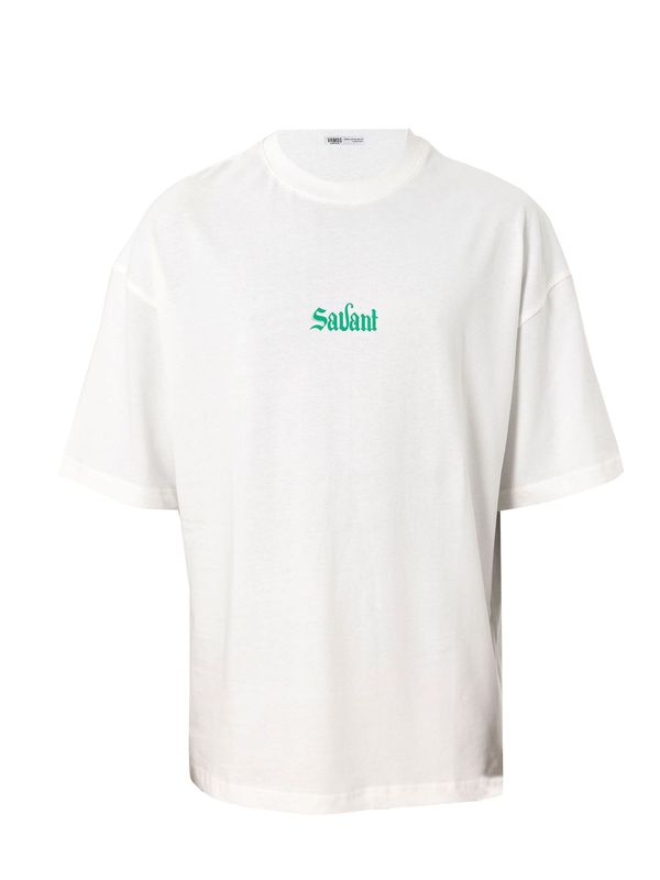 VAMOS CLO VAMOS CLO Majica 'Hoary Stock'  modra / črna / off-bela