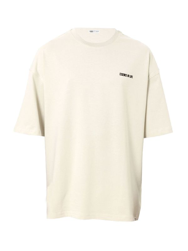 VAMOS CLO VAMOS CLO Majica 'Japanese Iris'  črna / off-bela