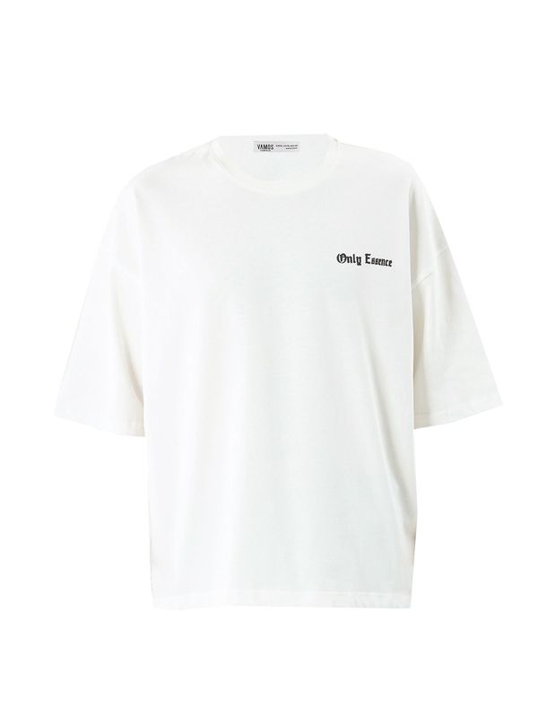 VAMOS CLO VAMOS CLO Majica 'Joe Pye Weed'  mešane barve / off-bela