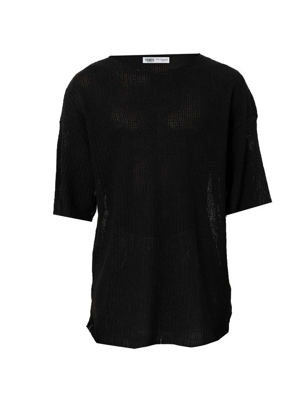 VAMOS CLO VAMOS CLO Majica 'Lobelia'  črna